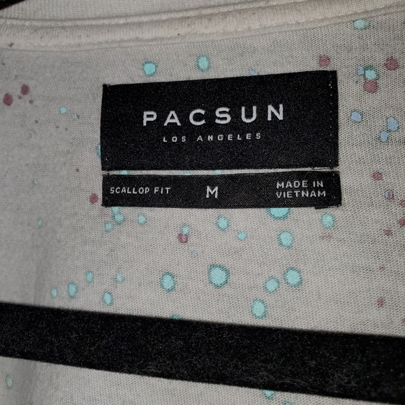 Pacsun Colour Splatter Tee - M - Picture 2 of 3
